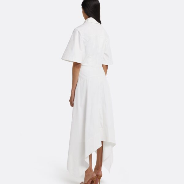 Aster Midi Dress in Ivory - Image 3