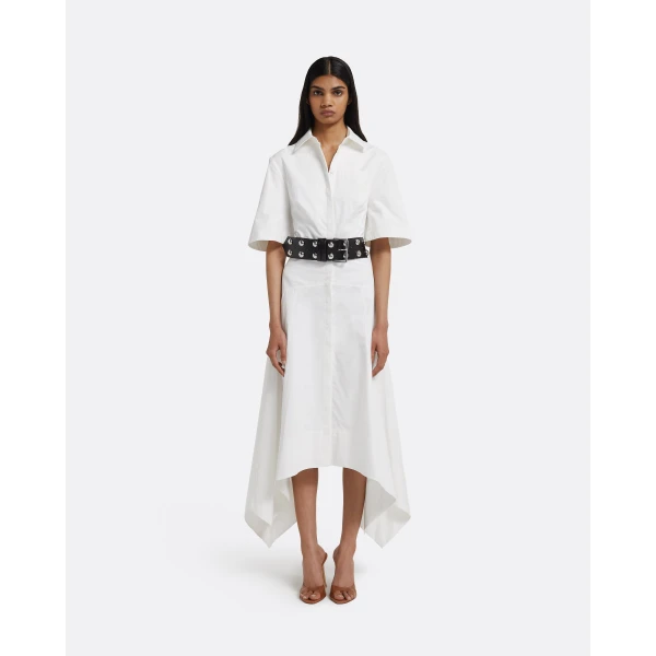 Safiyaa Aster Midi Dress in Ivory, view 6