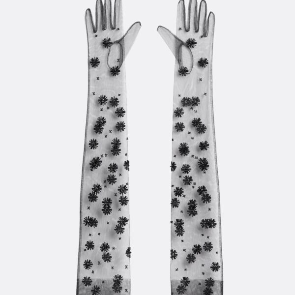 Astin Gloves in Black with Black - Image 2
