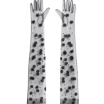 Astin Gloves in Black with Black