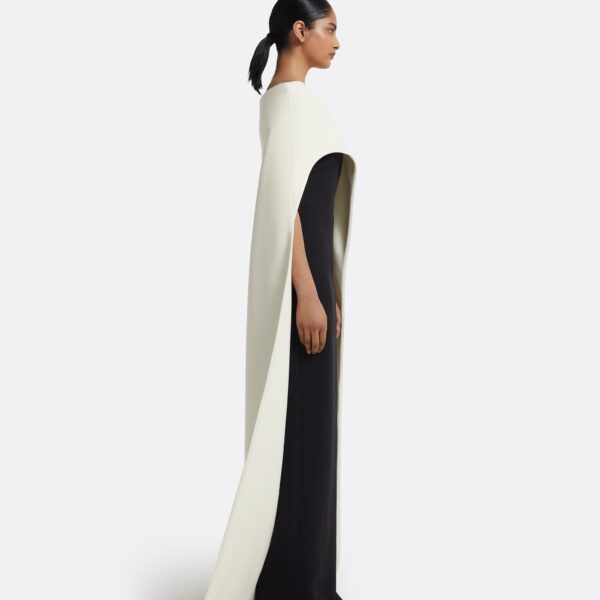 Azrael Long Dress & Maddox Harness in Ivory & Black - Image 5