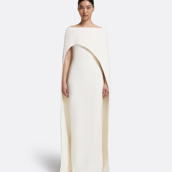 Azrael Long Dress & Maddox Harness in Ivory - Image 2