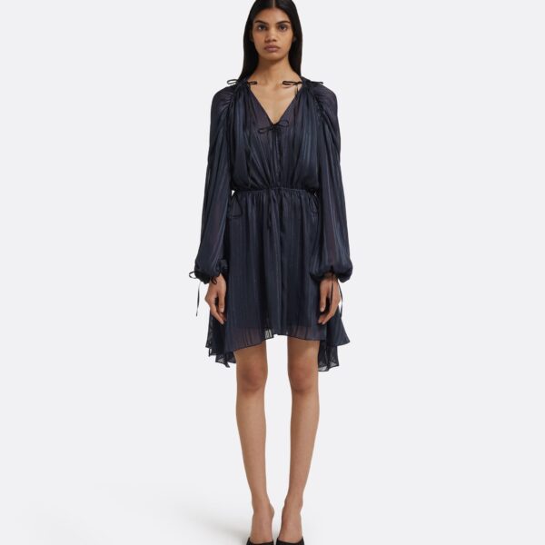 Briar Short Dress in Navy - Image 2