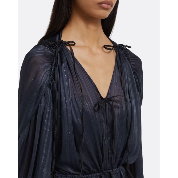 Safiyaa Briar Short Dress in Navy, view 4