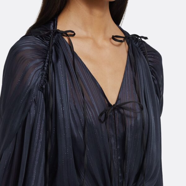 Briar Short Dress in Navy - Image 4