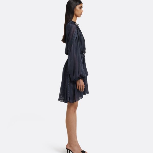 Briar Short Dress in Navy - Image 5