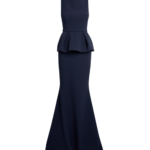Carter Long Dress in Maritime Blue