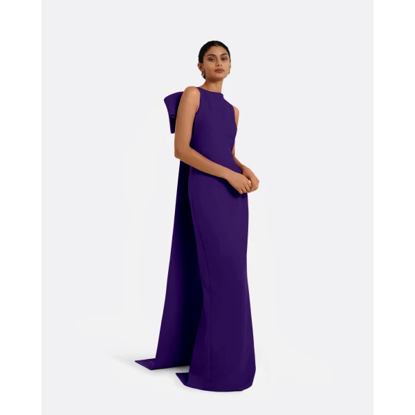 Safiyaa Celestia Pansy Long Dress, view 2