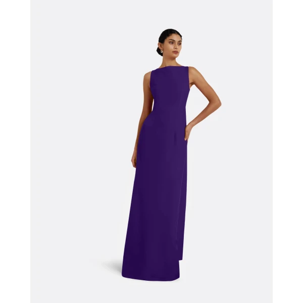 Safiyaa Celestia Pansy Long Dress, view 5
