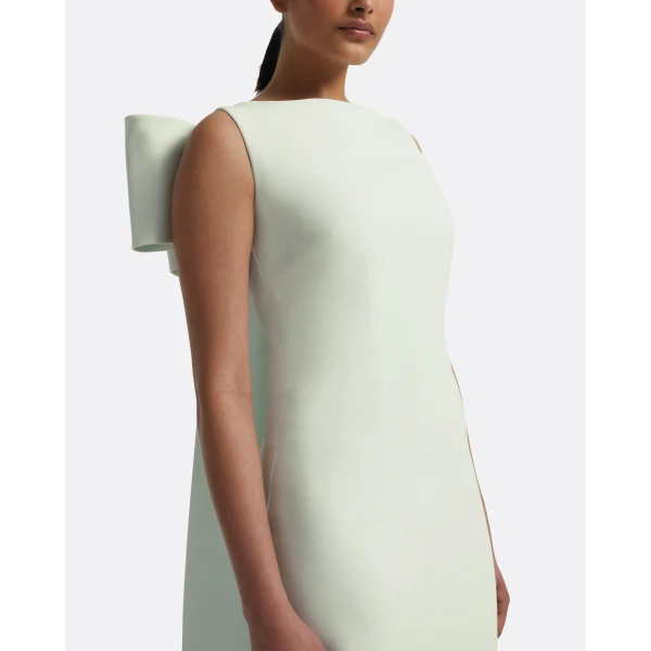 Safiyaa Celestia Spearmint Long Dress, view 4