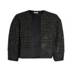 Chaya Jacket in Black on Black & Gold