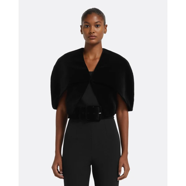 Devon Cape in Black - Image 2