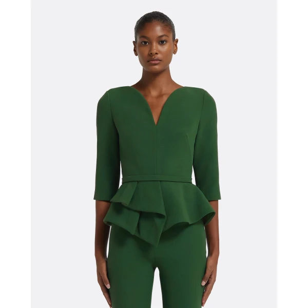 Dion Top in Moss Green - Image 2