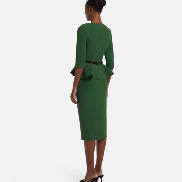 Dion Top in Moss Green with Black Embellishment - Image 3