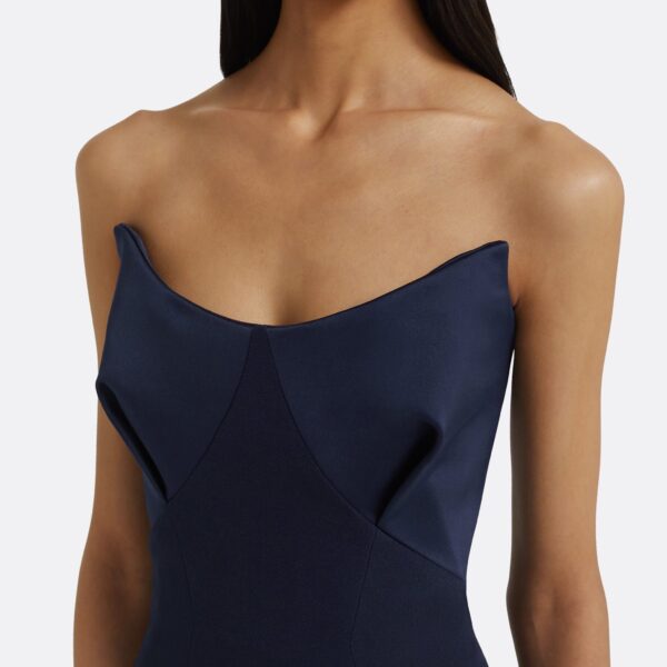 Drew Dress Long in Maritime Blue - Image 4