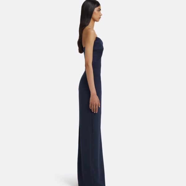 Drew Dress Long in Maritime Blue - Image 5
