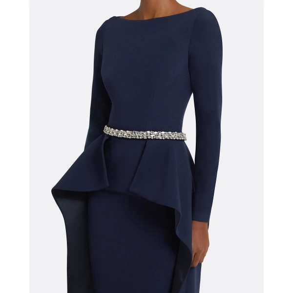 Safiyaa Dylan Top in Maritime With Crystal, view 4