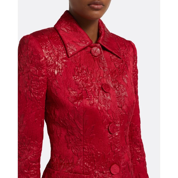Safiyaa Flynn Jacket in Crimson, view 5