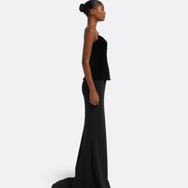 Gayeta Long Skirt in Black - Image 4