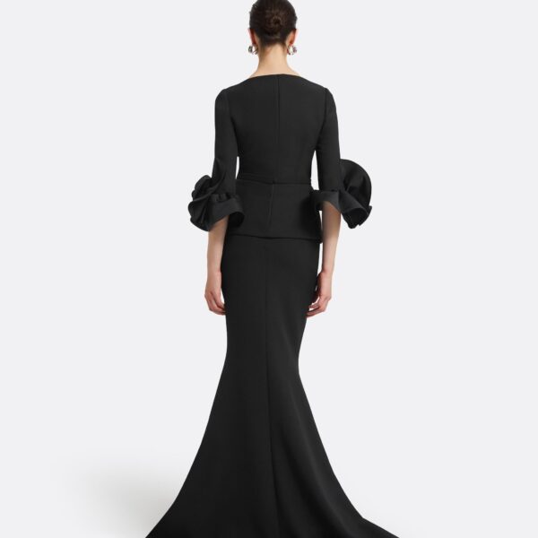 Gayeta Long Skirt in Black - Image 5