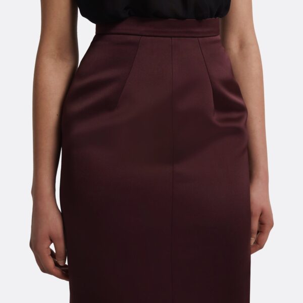 Grainee Skirt in Wine - Image 4