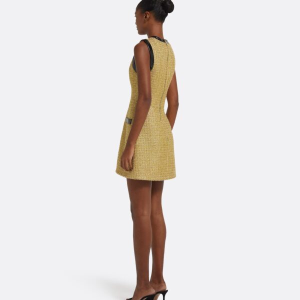 Hailey Short Dress in Yellow Gold - Image 3