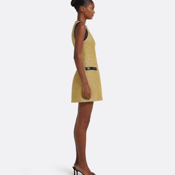 Hailey Short Dress in Yellow Gold - Image 5