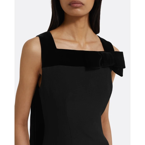 Safiyaa Harley Long Dress in Black, view 4