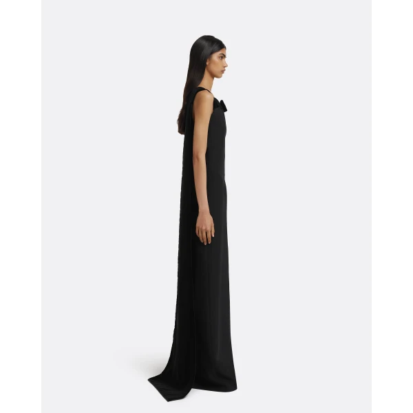 Safiyaa Harley Long Dress in Black, view 5