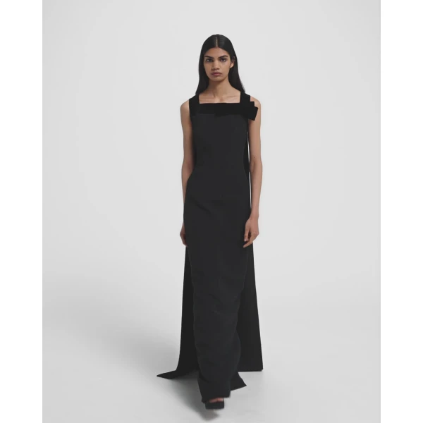 Harley Long Dress in Black - Image 6