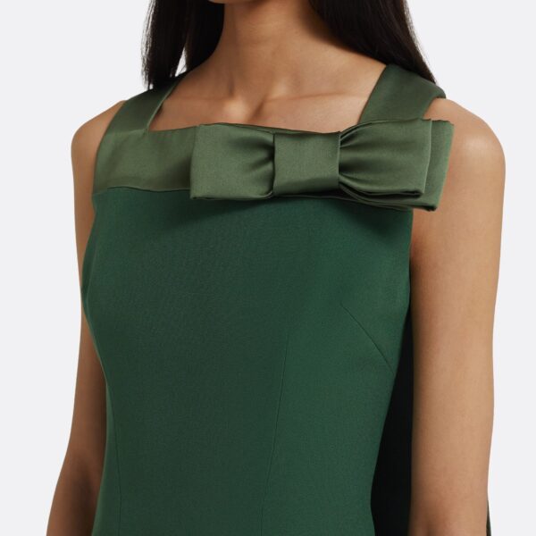 Harley Long Dress in Moss Green - Image 4