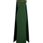 Harley Long Dress in Moss Green