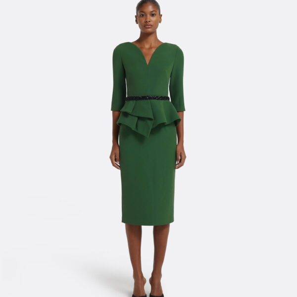 Hokuku Skirt in Moss Green - Image 2