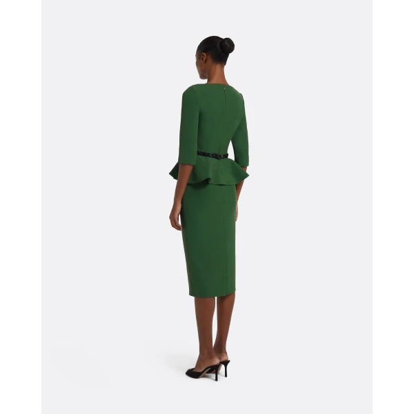 Safiyaa Hokuku Skirt in Moss Green, view 3