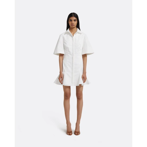 Safiyaa Jude Short Dress in Ivory, view 2