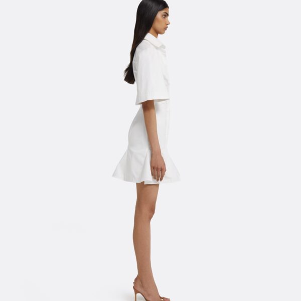 Jude Short Dress in Ivory - Image 5