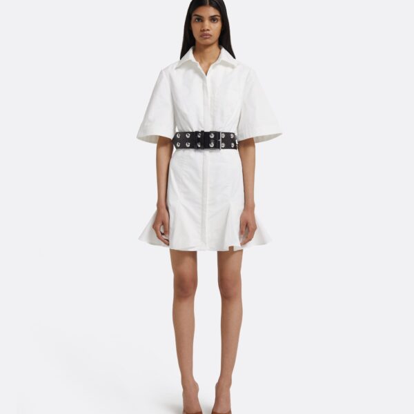 Jude Short Dress in Ivory - Image 6