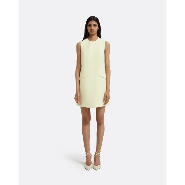 Safiyaa Kyle Short Dress in Buttermilk, view 2