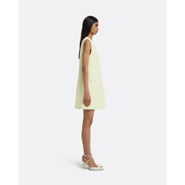 Safiyaa Kyle Short Dress in Buttermilk, view 5