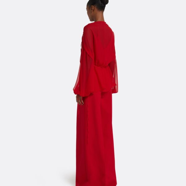 Landon Top in Lacquer Red - Image 4