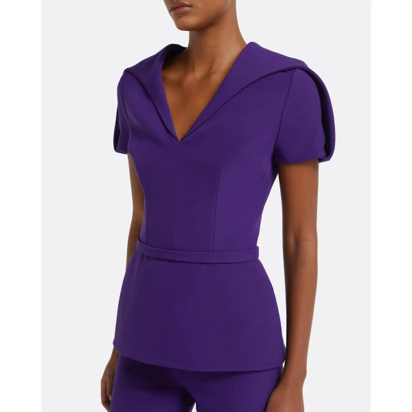 Safiyaa Leighton Top in Pansy, view 4