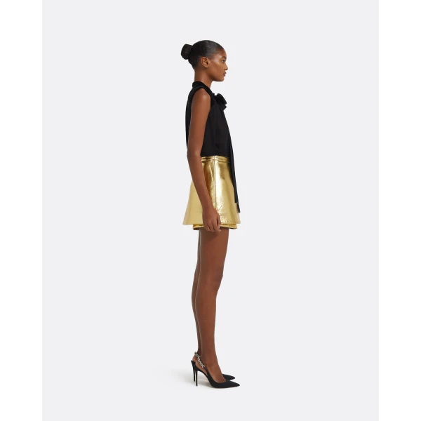 Safiyaa Matilda Skirt in Gold, view 5