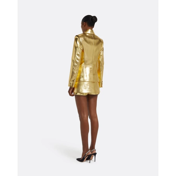 Safiyaa Matilda Skirt in Gold, view 6