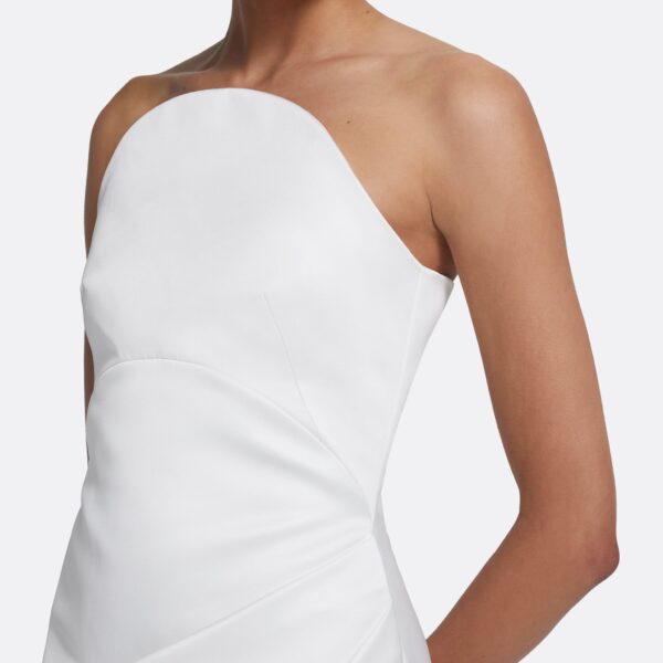 Misaki Long Dress in Porcelain - Image 4
