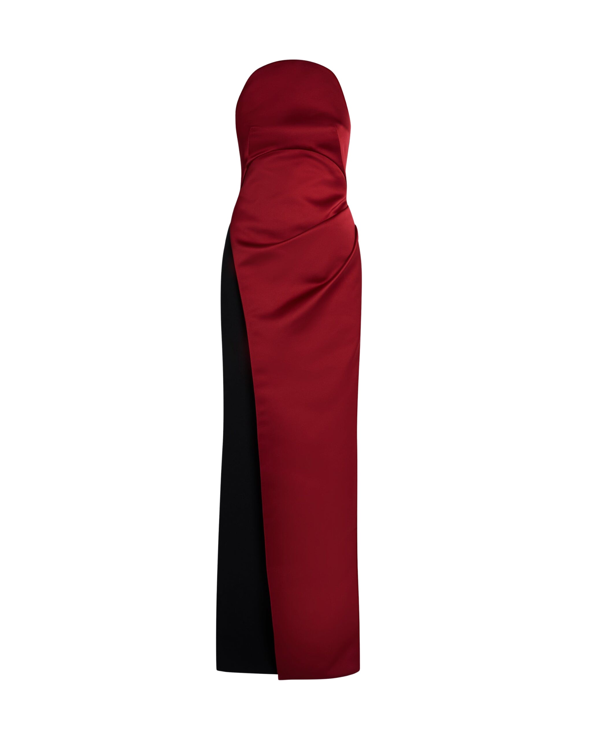 Safiyaa-Misaki-Long-Dress-in-Swinton-on-Black-Coveti-scaled16526_nobg Misaki Long Dress in Swinton on Black - Image 1
