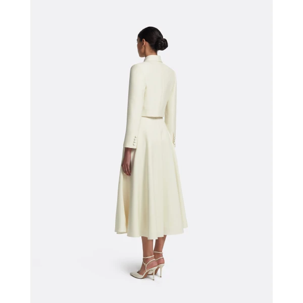 Safiyaa Miwa Skirt in Eggshell, view 3