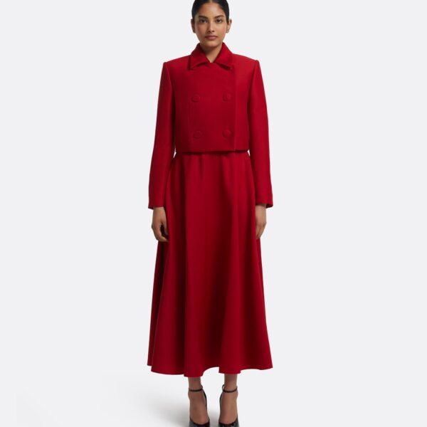 Miwa Skirt in Radiant Red - Image 2