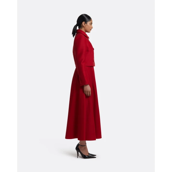 Safiyaa Miwa Skirt in Radiant Red, view 5