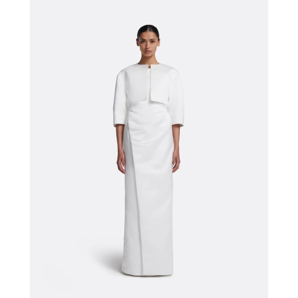 Safiyaa Mizuki Jacket in Porcelain, view 7