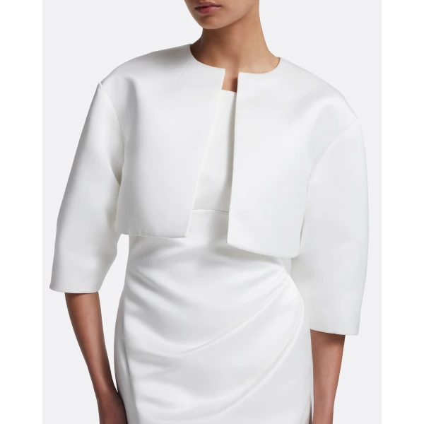 Safiyaa Mizuki Jacket in Porcelain, view 8